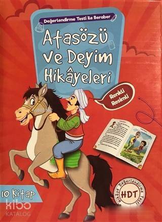 Atasözü ve Deyim Hikayeleri (10 Kitap Takım); Değerlendirme Testi İle Beraber - 1