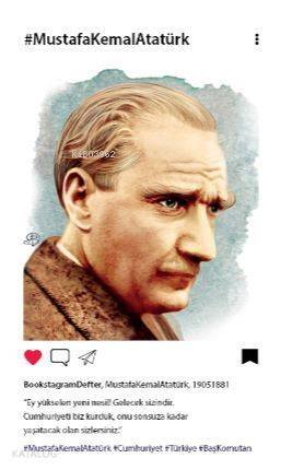 Atatürk Profil - Bookstagram Defter - 1