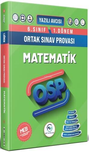 Av Akıllı Versiyon Yayınları 6. Sınıf Matematik 1. Dönem OSP Orta Sınav Provası - 1