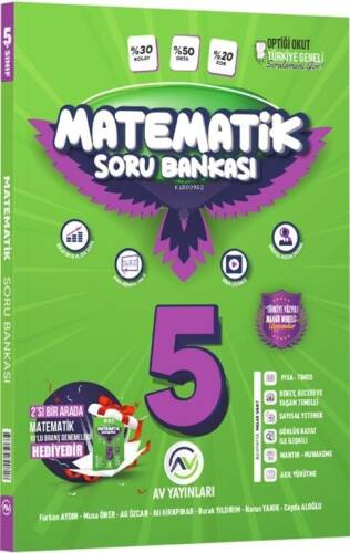 Av Yayınları 5. Sınıf Matematik Soru Bankası - 1