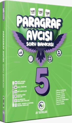 Av Yayınları 5. Sınıf Paragraf Soru Avcısı Soru Bankası - 1