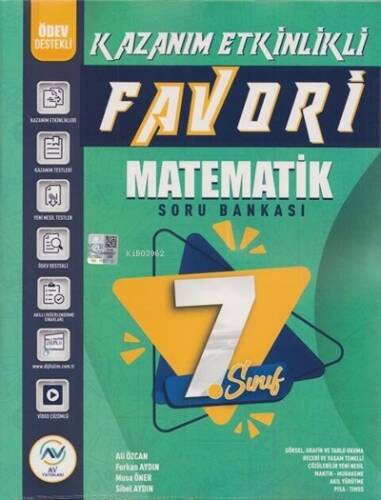 Av Yayınları 7. Sınıf Matematik Favori Serisi Kazanım Etkinlikli Soru Bankası- 2023 - 1