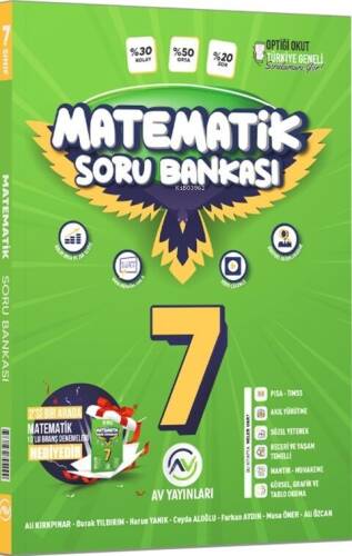 Av Yayınları 7. Sınıf Matematik Soru Bankası - 1