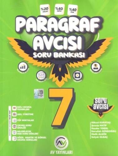 Av Yayınları 7. Sınıf Paragraf Soru Avcısı Soru Bankası - 1