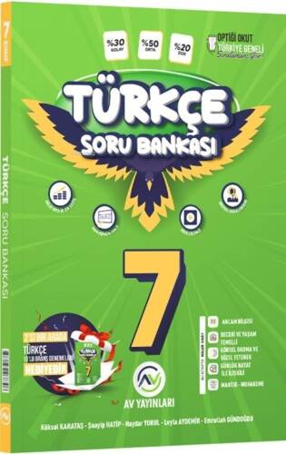 Av Yayınları 7. Sınıf Türkçe Soru Bankası - 1