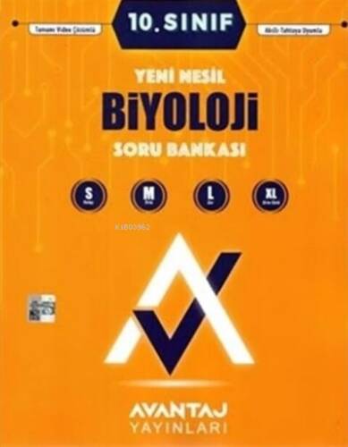 Avantaj Yayınları 10.Sınıf Biyoloji Soru Bankası - 1