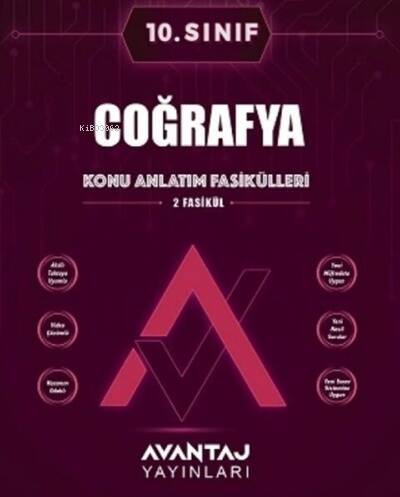 Avantaj Yayınları 10.Sınıf Coğrafya Konu Anlatım Fasikülleri - 1