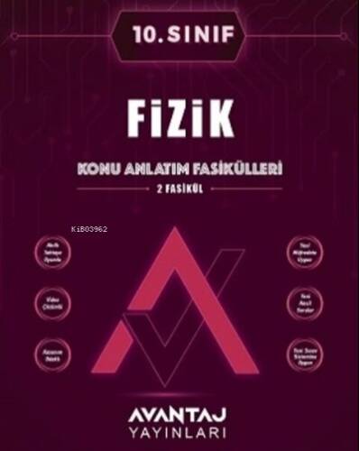 Avantaj Yayınları 10.Sınıf Fizik Konu Anlatım Fasikülleri - 1