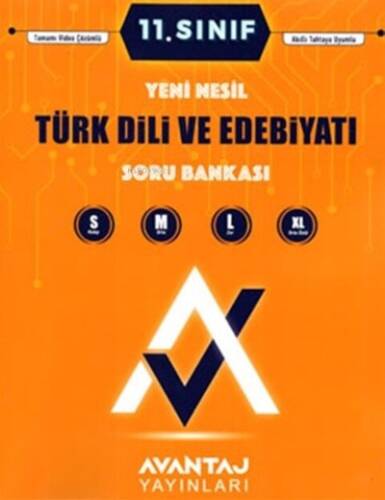 Avantaj Yayınları 11.Sınıf Türk Dili ve Edebiyatı Soru Bankası - 1