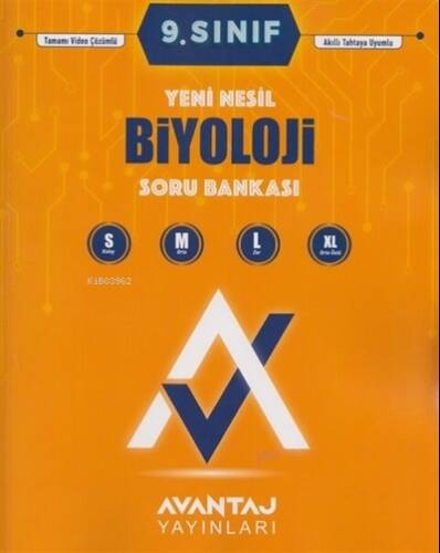 Avantaj Yayınları 9.Sınıf Biyoloji Soru Bankası - 1