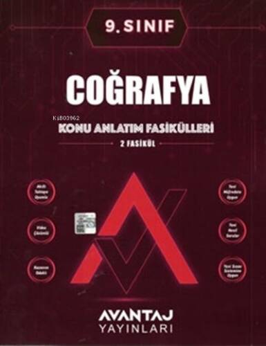 Avantaj Yayınları 9.Sınıf Coğrafya Konu Anlatım Fasikülleri - 1