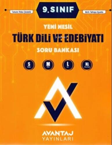 Avantaj Yayınları 9.Sınıf Türk Dili ve Edebiyatı Soru Bankası - 1