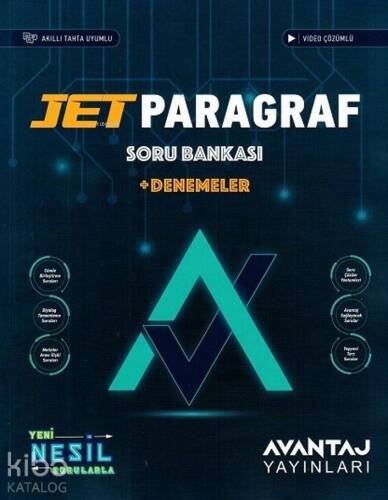 Avantaj Yayınları Jet Paragraf Soru Bankası Denemeler Avantaj - 1