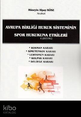 Avrupa Birliği Hukuk Sisteminin Spor Hukukuna Etkileri - 1