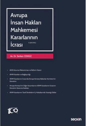 Avrupa İnsan Hakları Mahkemesi Kararlarının İcrası - 1