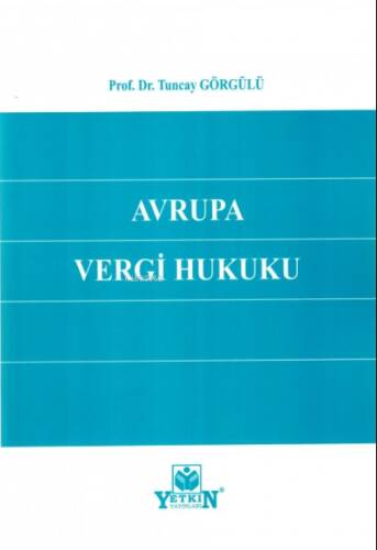 Avrupa Vergi Hukuku - 1