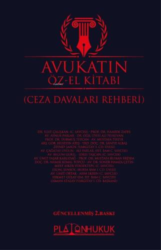 Avukatın Öz -El Kitabı (Ceza Davaları Rehberi ) - 1