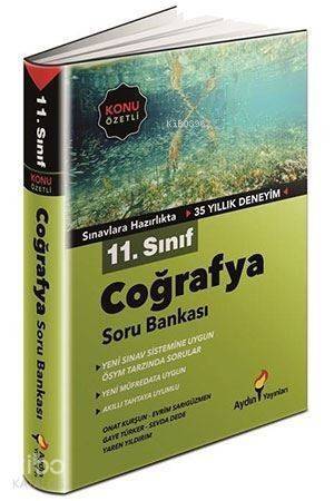 Aydın Yayınları 11. Sınıf Coğrafya Konu Özetli Soru Bankası Aydın - 1