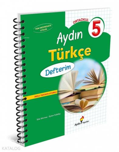 Aydın Yayınları 5. Sınıf Türkçe Defterim Aydın - 1