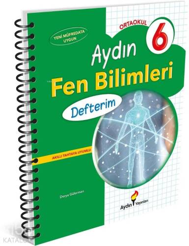 Aydın Yayınları 6. Sınıf Fen Bilimleri Defterim Aydın - 1