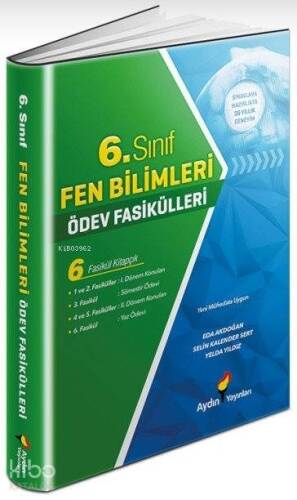 Aydın Yayınları 6. Sınıf Fen Bilimleri Ödev Fasikülleri Aydın - 1