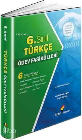 Aydın Yayınları 6. Sınıf Türkçe Ödev Fasikülleri Aydın - 1