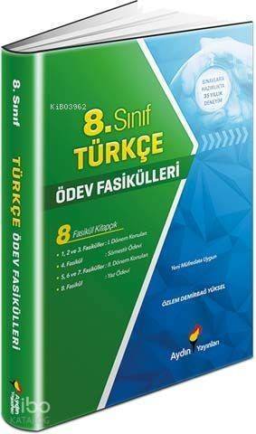 Aydın Yayınları 8. Sınıf LGS Türkçe Ödev Fasikülleri Aydın - 1