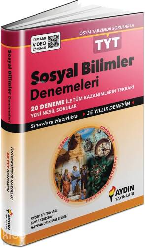 Aydın Yayınları TYT Sosyal Bilimler 20 Deneme - 1