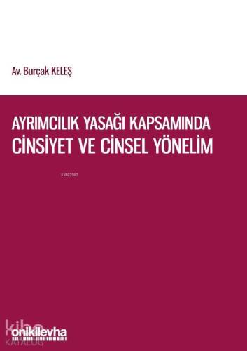 Ayrımcılık Yasağı Kapsamında Cinsiyet ve Cinsel Yönelim - 1