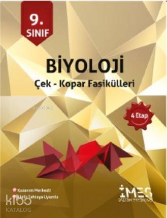 Ayt 9. Sınıf Biyololoji 4 Etap Soru Bankası - Çek kopar Fasikülleri - 1