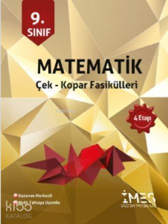 Ayt 9. Sınıf Matematik 4 Etap Soru Bankası - Çek kopar Fasikülleri - 1