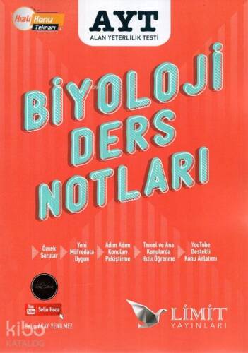 AYT Biyoloji Ders Notları - 1