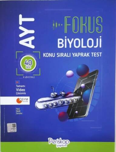 AYT Biyoloji Fokus Konu Sıralı Yaprak Test - 1