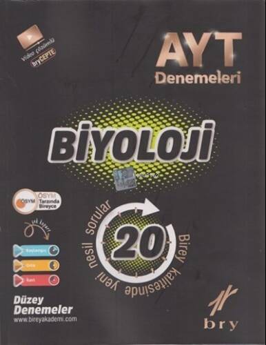 AYT - Branş Denemeleri - Biyoloji (20 li) - 1