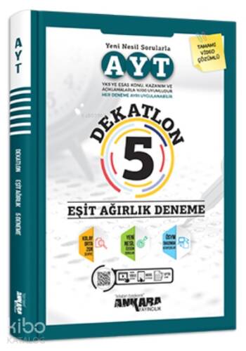 Ayt Dekatlon 5 Eşit Ağırlık Deneme - 1