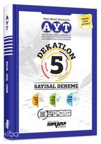 Ayt Dekatlon 5 Sayısal Deneme - 1