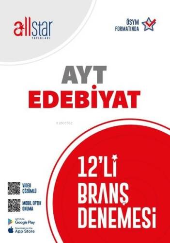 AYT Edebiyat Paket Deneme 12'li - 1