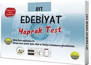 AYT Edebiyat Yaprak Testleri (Kutu Test 5 öğrenci için 5x32 Adet) - 1