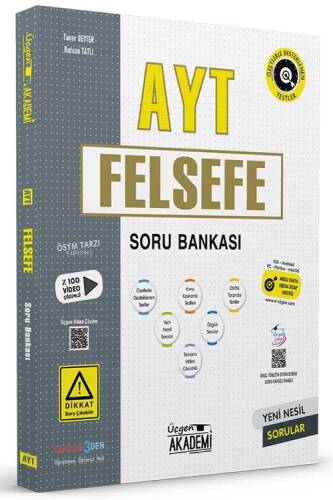 AYT Felsefe Soru Bankası Üçgen Akademi Yayınları - 1