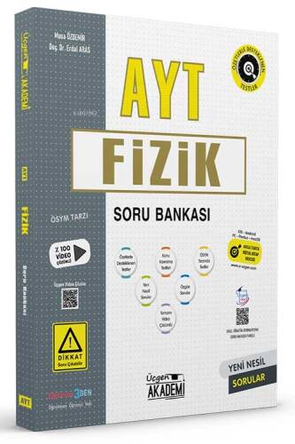 AYT Fizik Soru Bankası Üçgen Akademi Yayınları - 1