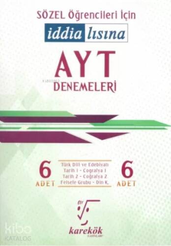 Ayt İddialısına Denemeleri(Sözel) - 1