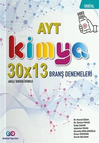 AYT Kimya 30 x 13 Branş Denemeleri - 1