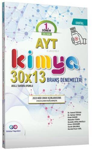 AYT Kimya 30 x 13 Denemeleri Özel Baskı - 1