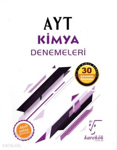 AYT Kimya 30'lu Deneme - 1