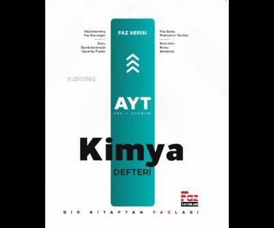 Ayt Kimya Defteri - 1