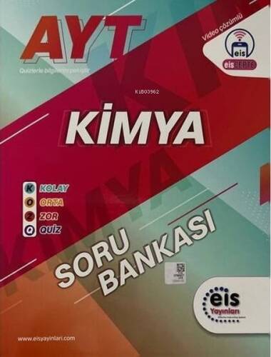 AYT Kimya KOZ Serisi Soru Bankası - 1