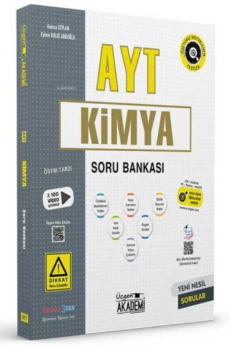 AYT Kimya Soru Bankası Üçgen Akademi Yayınları - 1