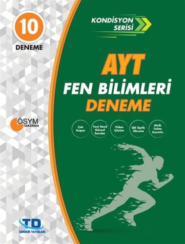 Ayt Kondisyon Fen Bilimleri 10 Deneme - 1