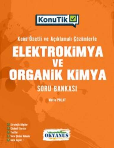 Ayt KonuTik Elektrokimya Ve Organik Kimya Soru Bankası - 1