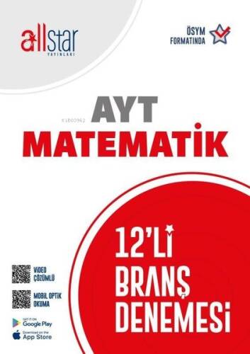 AYT Matematik Paket Deneme 12'li - 1